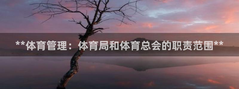 必一运动听的歌：**体育管理：体育局和体育总会的职责范围**