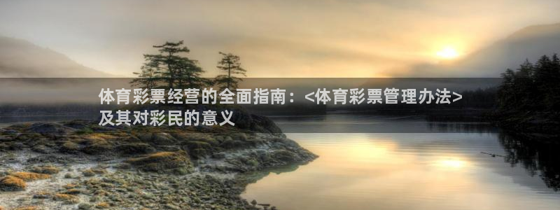 b体育必一运动网页版在线登录入口：体育彩票经营的全面指南：<